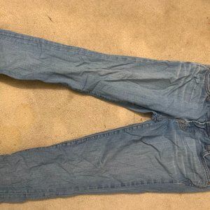 J Brand  AOKI straight leg gently worn, very comfortable jeans.